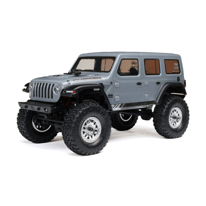 Axial 1/24 SCX24 Jeep Wrangler JLU 4X4 Rock Crawler Brushed RTR, Gray - Iron City RC Hobbies
