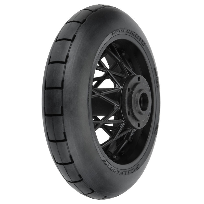 Pro-Line 1/4 Supermoto S3 Motorcycle Rear Tire MTD Black (1): PROMOTO-MX - Iron City RC Hobbies