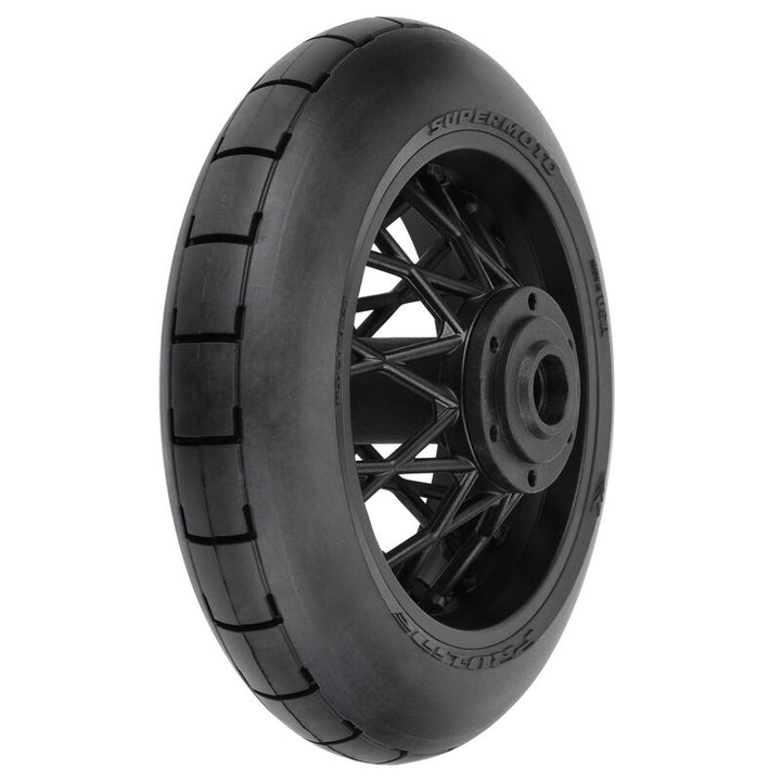 Pro-Line 1/4 Supermoto S3 Motorcycle Rear Tire MTD Black (1): PROMOTO-MX - Iron City RC Hobbies