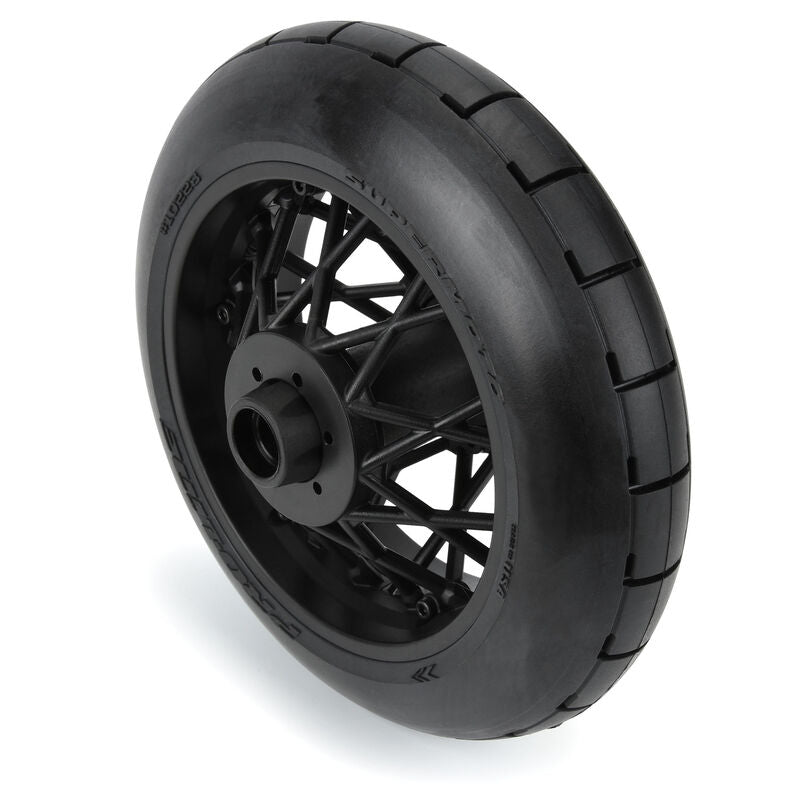 Pro-Line 1/4 Supermoto S3 Motorcycle Rear Tire MTD Black (1): PROMOTO-MX - Iron City RC Hobbies