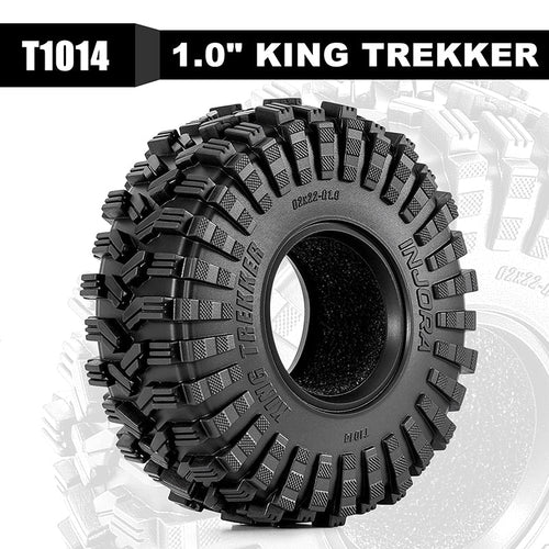 INJORA 1.0" 62*22mm King Trekker G2 Tires (T1014) (4)