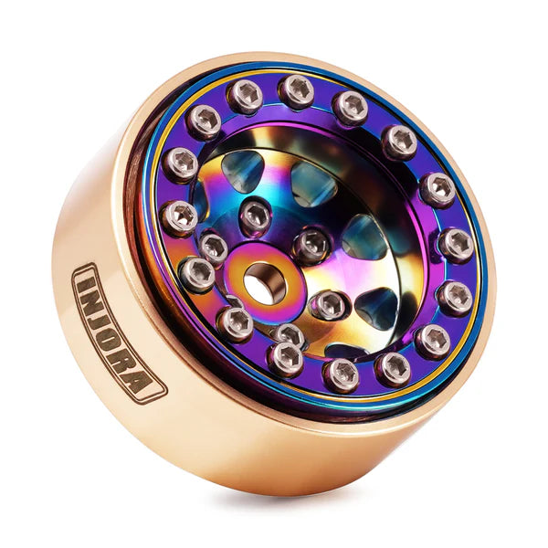 INJORA 1.0" Brass -3.75mm Offset Wheels for Micro Crawlers