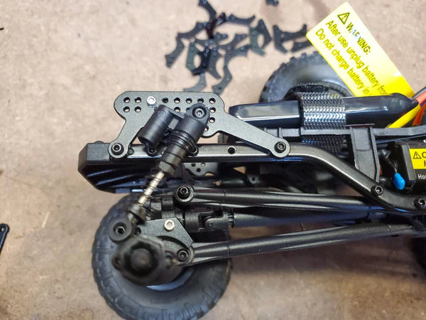 Mofo RC Aluminum Suspension Threaded Shock plates