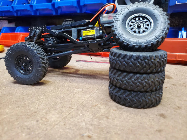 Mofo RC Aluminum Suspension Threaded Shock plates