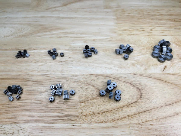 Mofo RC 1.5mm Shaft Diameter Press-Fit Pinion Gears - Mod.3 Pitch (Sold Individually)