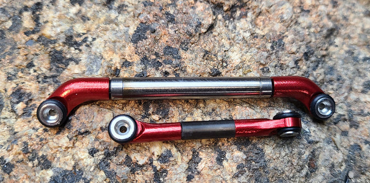 3Flow9 V2.1 Rolling Steel Steering Link - Fits(Metal) +5 MEUS ISO SCX24 Axles (Choose Color)