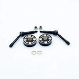 Mofo RC | +4mm Hardened Steel CVD Driveshafts w/ Brass Patty Weights (For Axial SCX30)