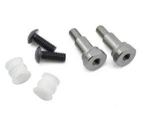 JConcepts B6/B6D Fin Short Titanium Shock Standoffs w/Bushing (Front) - Iron City RC Hobbies