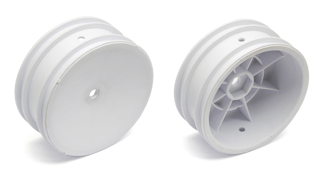 Associated 2WD Front Wheels, 2.2 in, 12 mm Hex, whit - Iron City RC Hobbies