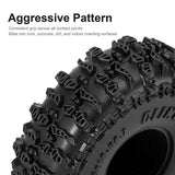 INJORA 0.7" 45*16mm Cling On Tires for 1/30 SCX30 (T7031) (4)