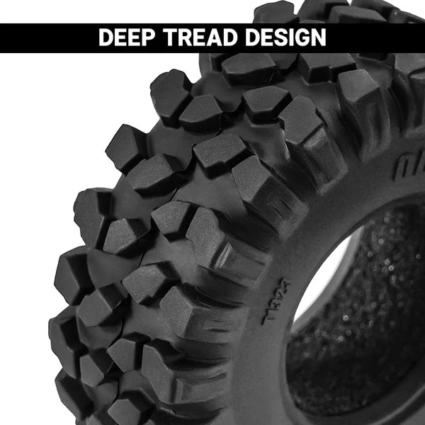 INJORA 1.3" 64*24mm Obsidian Tires (T1323)