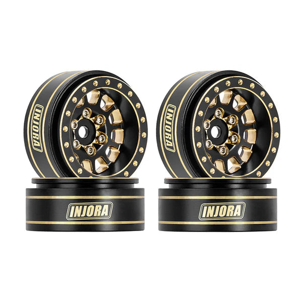 INJORA 1.0 Plus Brass -3.75mm Offset Wheels for Micro Crawlers (1101BGD)
