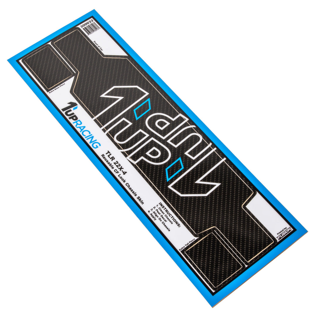 1UP RACING CF LOOK CHASSIS SKIN - TLR 22X-4 - Iron City RC Hobbies