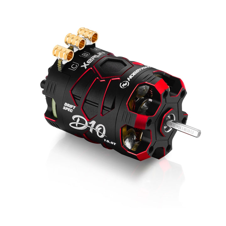 Xerun D10 Brushless Drift Motor - 10.5T 4600kv, Passion Edition (Choose Color)