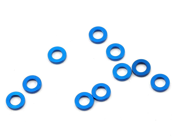 Team Associated 5.5x1.0mm Aluminum Ball Stud Washer (Blue) (10) - Iron City RC Hobbies