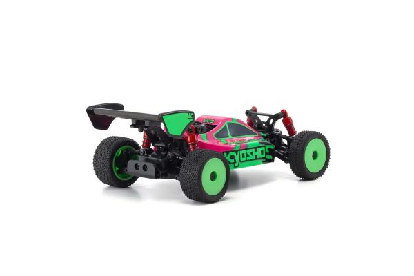 MINI-Z Buggy Ready set INFERNO MP9 TKI Pink / Green - Iron City RC Hobbies