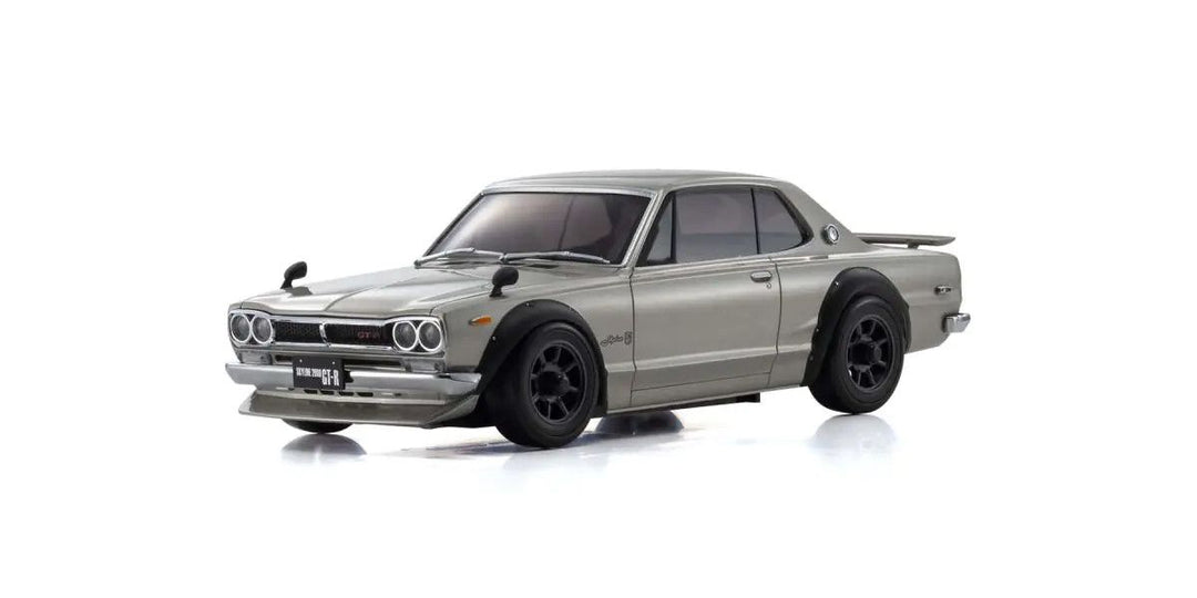 MINI-Z RWD MR-04 readyset NISSAN SKYLINE 2000GT-R (KPGC10) Tuned Ver. Silver - Iron City RC Hobbies