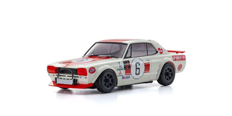 MINI-Z AWD NISSAN SKYLINE 2000GT-R (KPGC10) Racing 1972 #6 Red - Iron City RC Hobbies