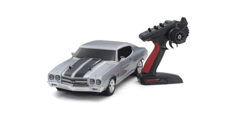 Kyosho 1/10 Scale Radio Controlled Electric Powered 4WD FAZER Mk2 FZ02L Series Readyset 1970 Chevy® Chevelle® SS™ 454 LS6 Cortez Silver - Iron City RC Hobbies