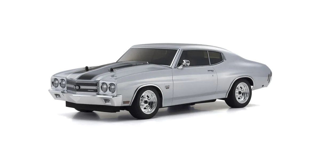 Kyosho 1/10 Scale Radio Controlled Electric Powered 4WD FAZER Mk2 FZ02L Series Readyset 1970 Chevy® Chevelle® SS™ 454 LS6 Cortez Silver - Iron City RC Hobbies