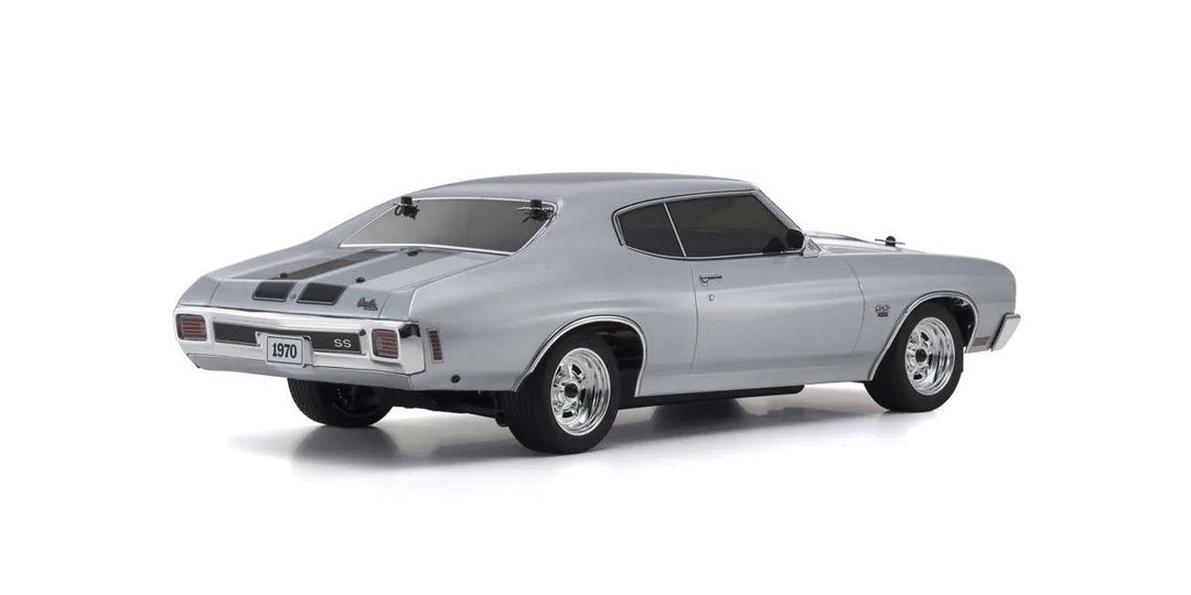 Kyosho 1/10 Scale Radio Controlled Electric Powered 4WD FAZER Mk2 FZ02L Series Readyset 1970 Chevy® Chevelle® SS™ 454 LS6 Cortez Silver - Iron City RC Hobbies