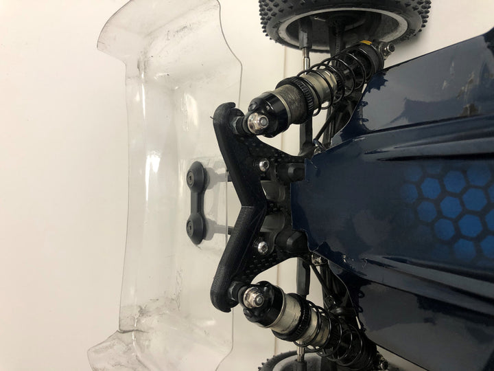 RC ONE REAR SHOCK TOWER COVER 22 5.0 C/F - Iron City RC Hobbies