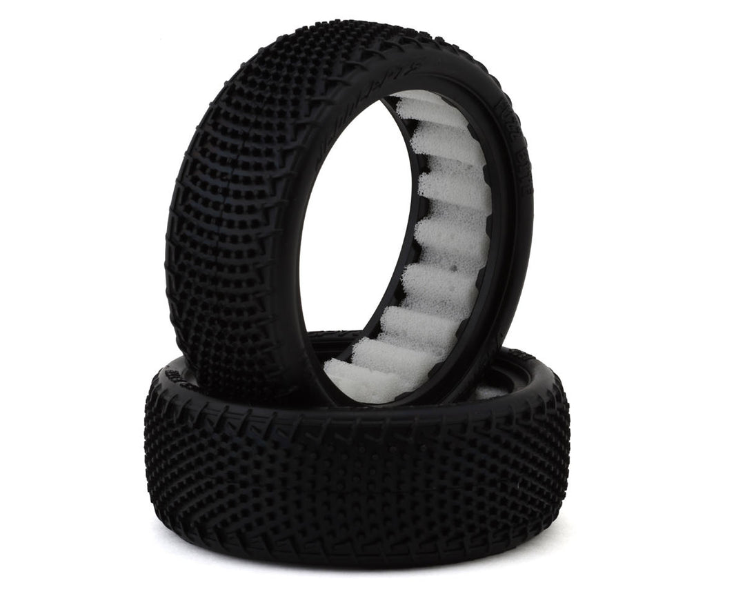 JConcepts Fuzz Bite Wide 2.2" 2WD Front Buggy Carpet Tires (2) (Pink) - Iron City RC Hobbies