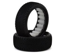 JConcepts Fuzz Bite Wide 2.2" 2WD Front Buggy Carpet Tires (2) (Pink) - Iron City RC Hobbies