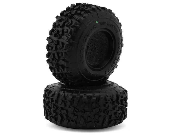 JConcepts Landmines 1.0" All Terrain Crawler Tires (2) (2.25”) (Green) for Traxxas TRX-4M - Iron City RC Hobbies