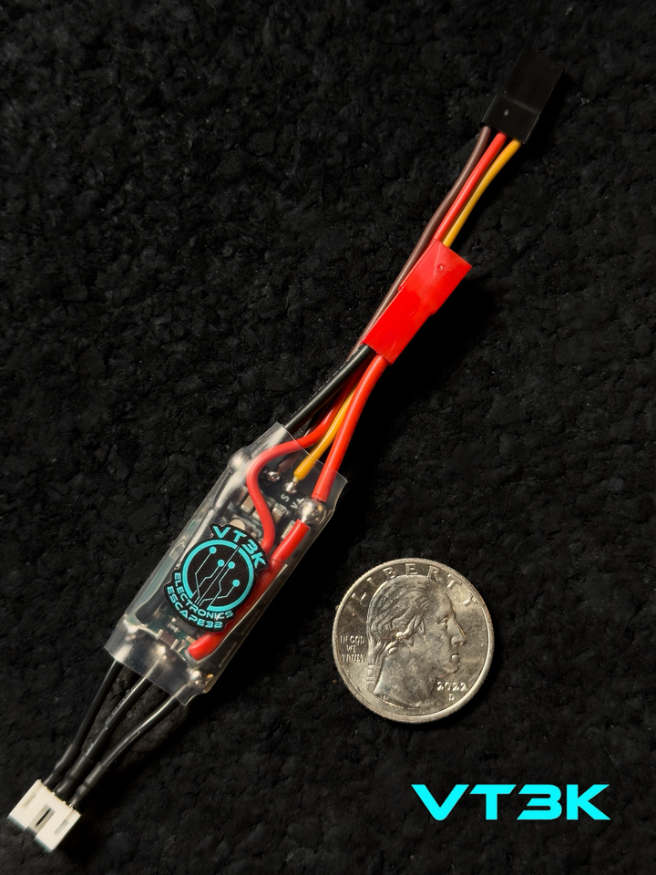 VT3K Escape32 VT3k ESC 1/24 &1/18 (Red/JST 7.4)