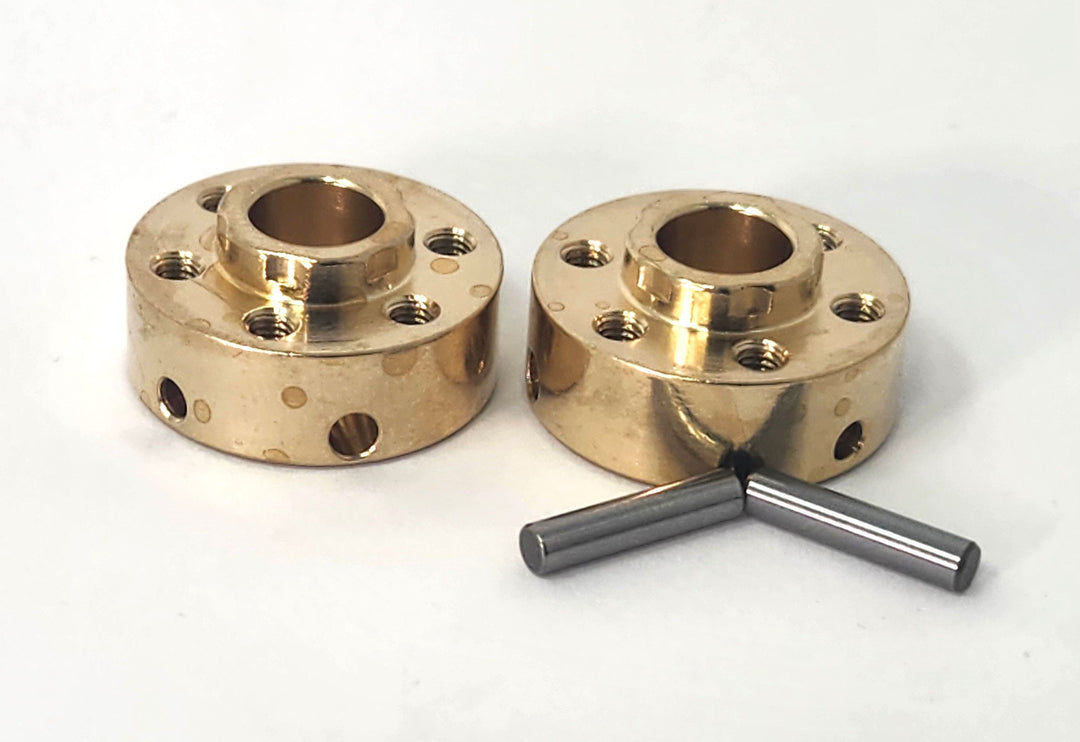 Dlux Brass 8mm Hubs