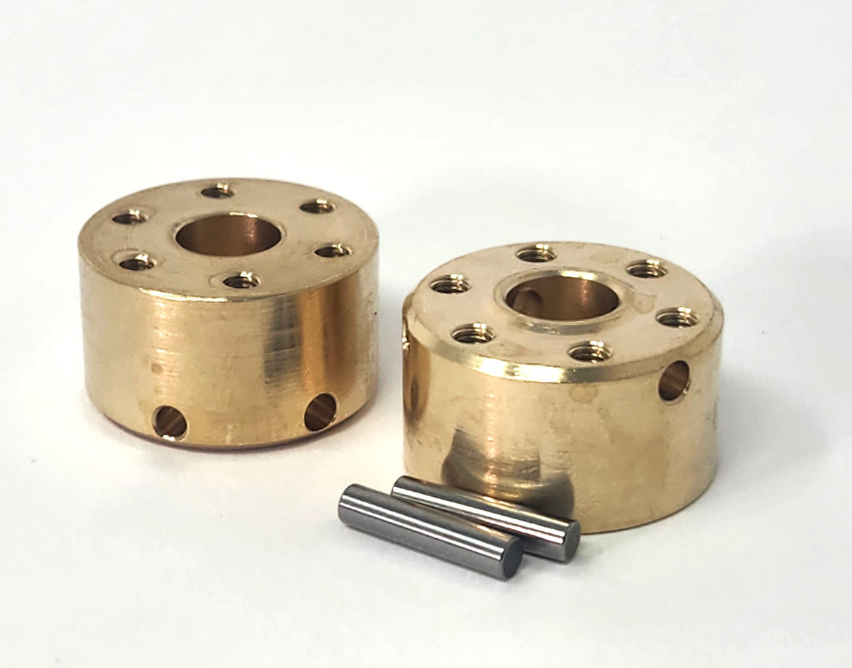 Dlux Brass 8mm Hubs