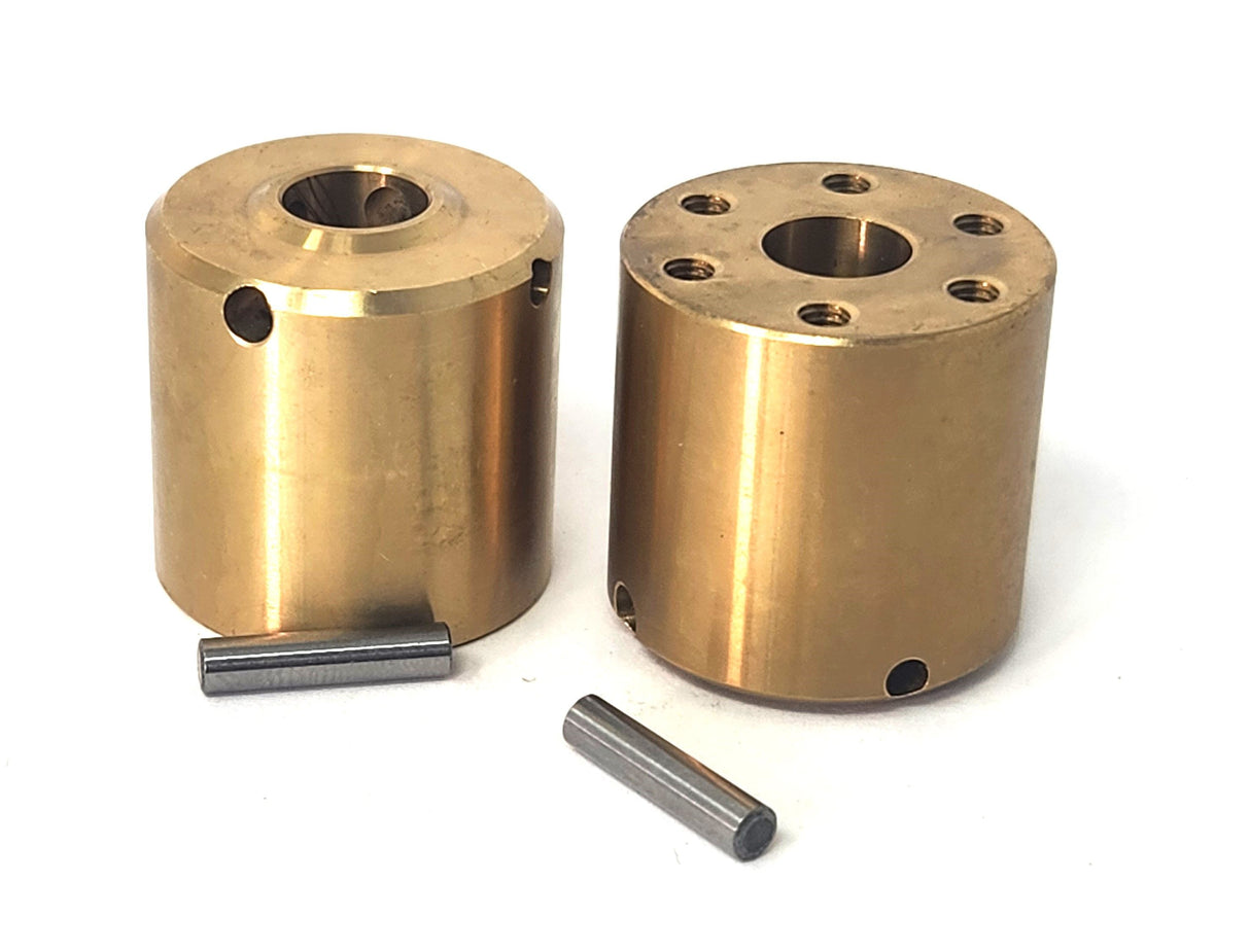 Dlux Brass 8mm Hubs