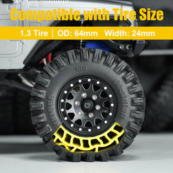 INJORA Silicone Rubber Inserts for 1.3" 64*24mm Tires (1365)