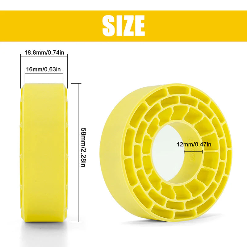 INJORA Silicone Rubber Inserts for 1.0" 62-64mm Tires