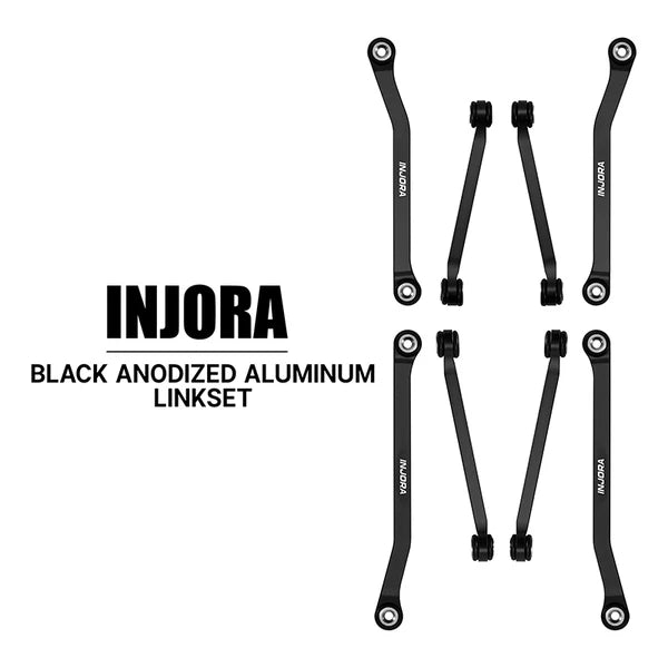 INJORA Aluminum High Clearance Chassis Links for 1/32 Redcat