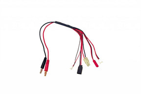 5-Function Mini/Micro Charge Adapter to Male 4mm Bullets