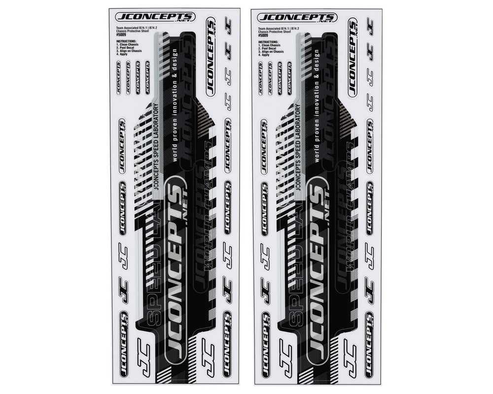 JConcepts Associated B74.2/B74.2D Precut Chassis Protective Sheet (2) - Iron City RC Hobbies