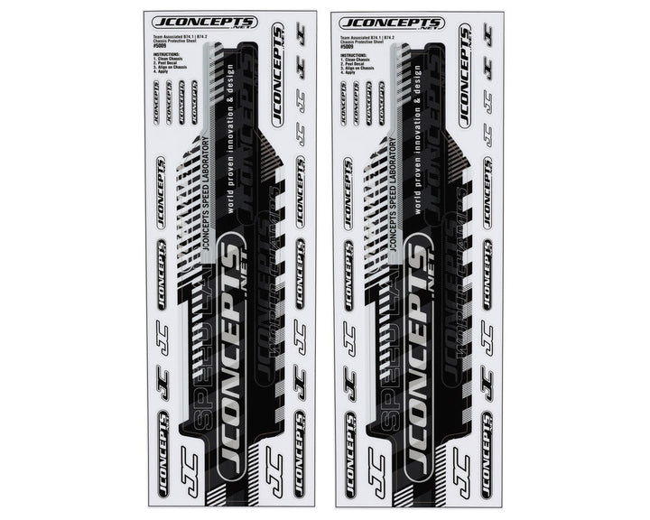 JConcepts Associated B74.2/B74.2D Precut Chassis Protective Sheet (2) - Iron City RC Hobbies