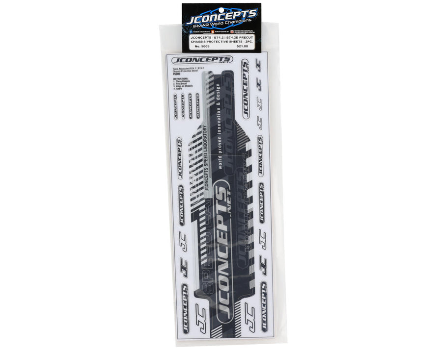 JConcepts Associated B74.2/B74.2D Precut Chassis Protective Sheet (2) - Iron City RC Hobbies
