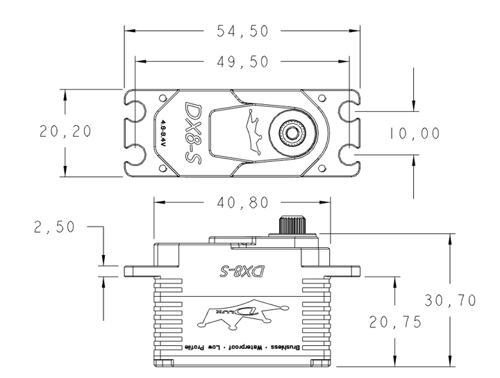 Dlux DX8-S Servo
