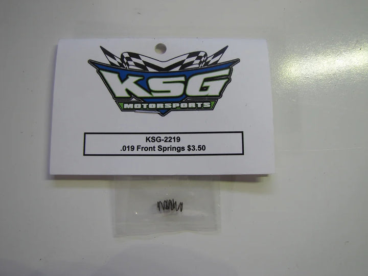KSG 0.019 Front Springs (2) - Iron City RC Hobbies