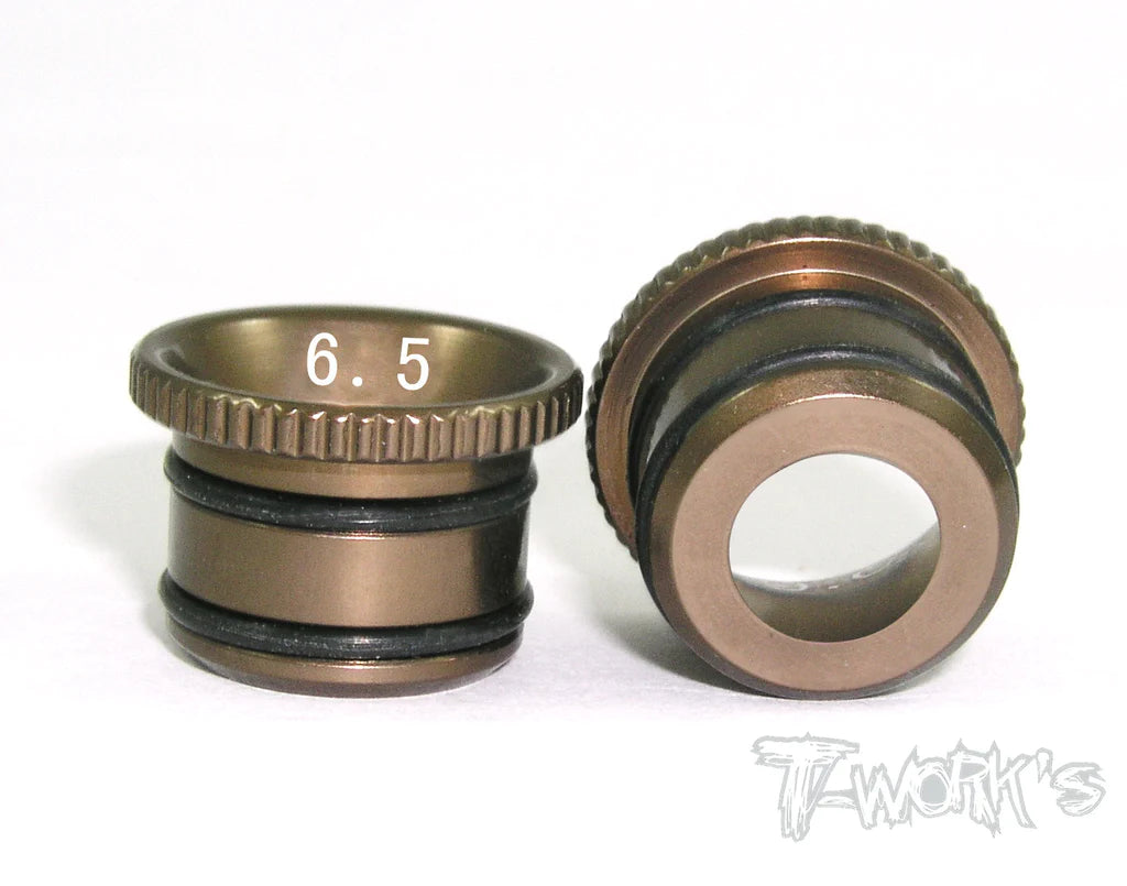 T-Works Aluminum Fluent Carburetor Reducer Set (OS, Novarossi, Go) - Iron City RC Hobbies