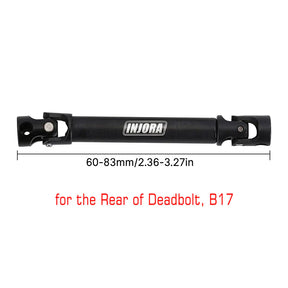 INJORA 1PCS Hardened Steel Center Drive Shaft For SCX24 - Iron City RC Hobbies