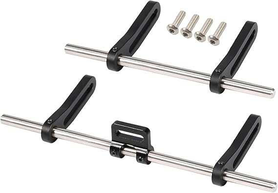 AMK Adjustable 1/10 Scale Bumper Mount Front/Rear Metal Bumper Set (Choose Color)