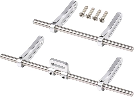 AMK Adjustable 1/10 Scale Bumper Mount Front/Rear Metal Bumper Set (Choose Color)