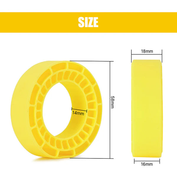 INJORA Silicone Rubber Inserts for 1.3" 64*24mm Tires (1365)