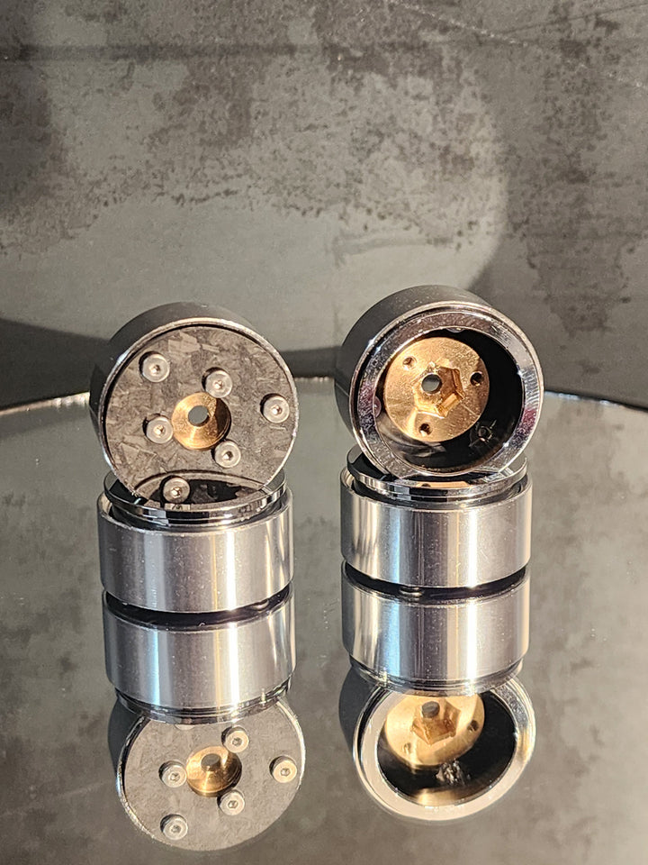 Stainless 24 C1 1.0" Forged Carbon Wheel Set