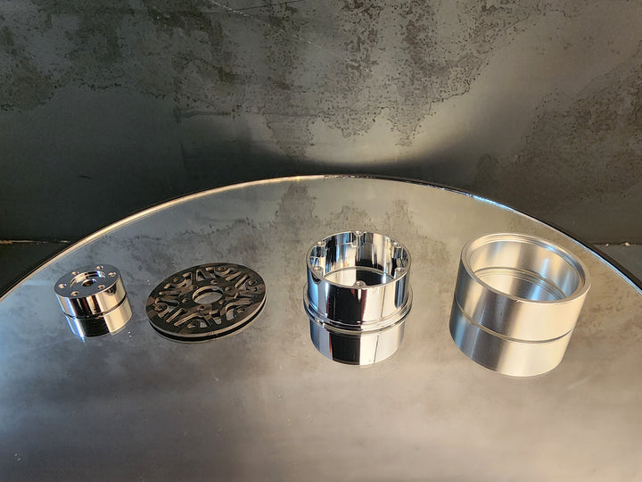 Stainless 24 1.3" Forged Carbon Wheel Set