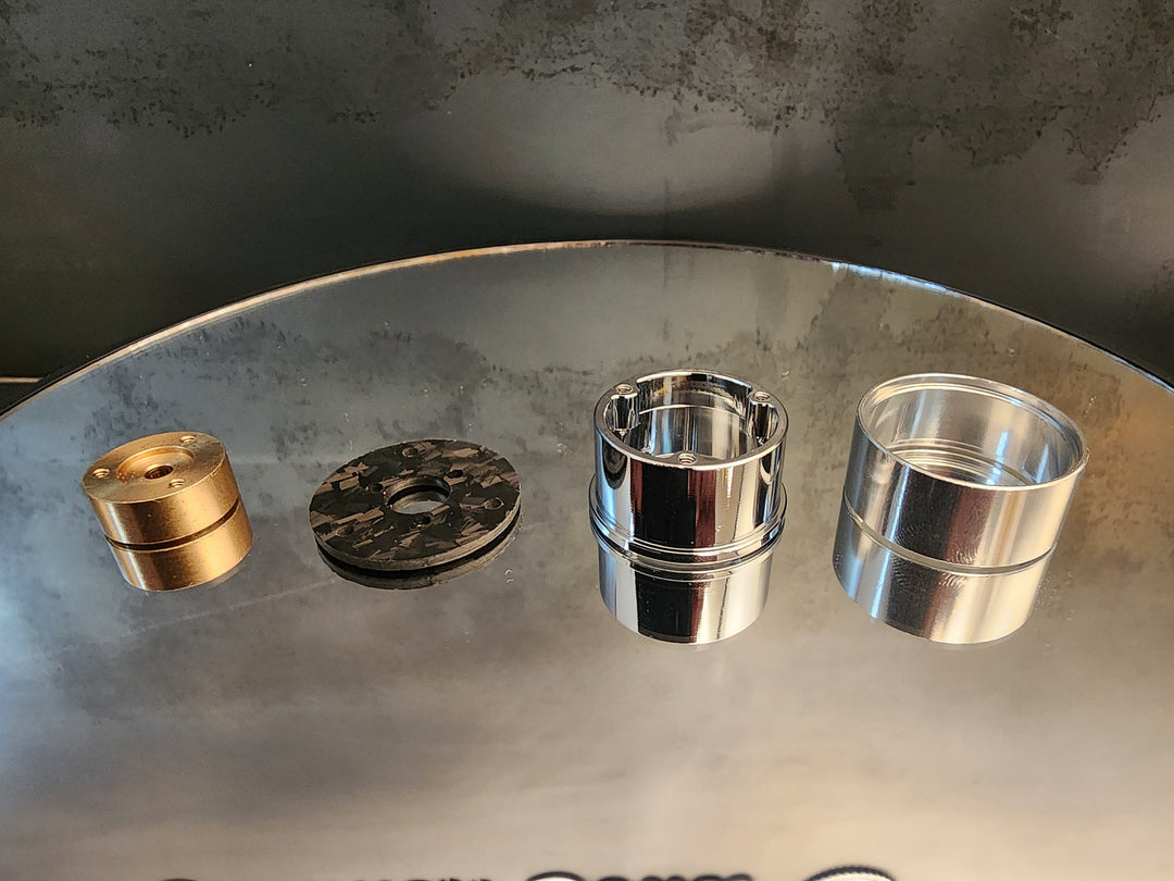 Stainless 24 C1 1.0" Forged Carbon Wheel Set